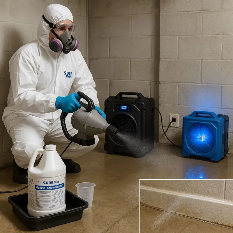 Sanitization and Odor Removal process in Roslyn Heights, NY